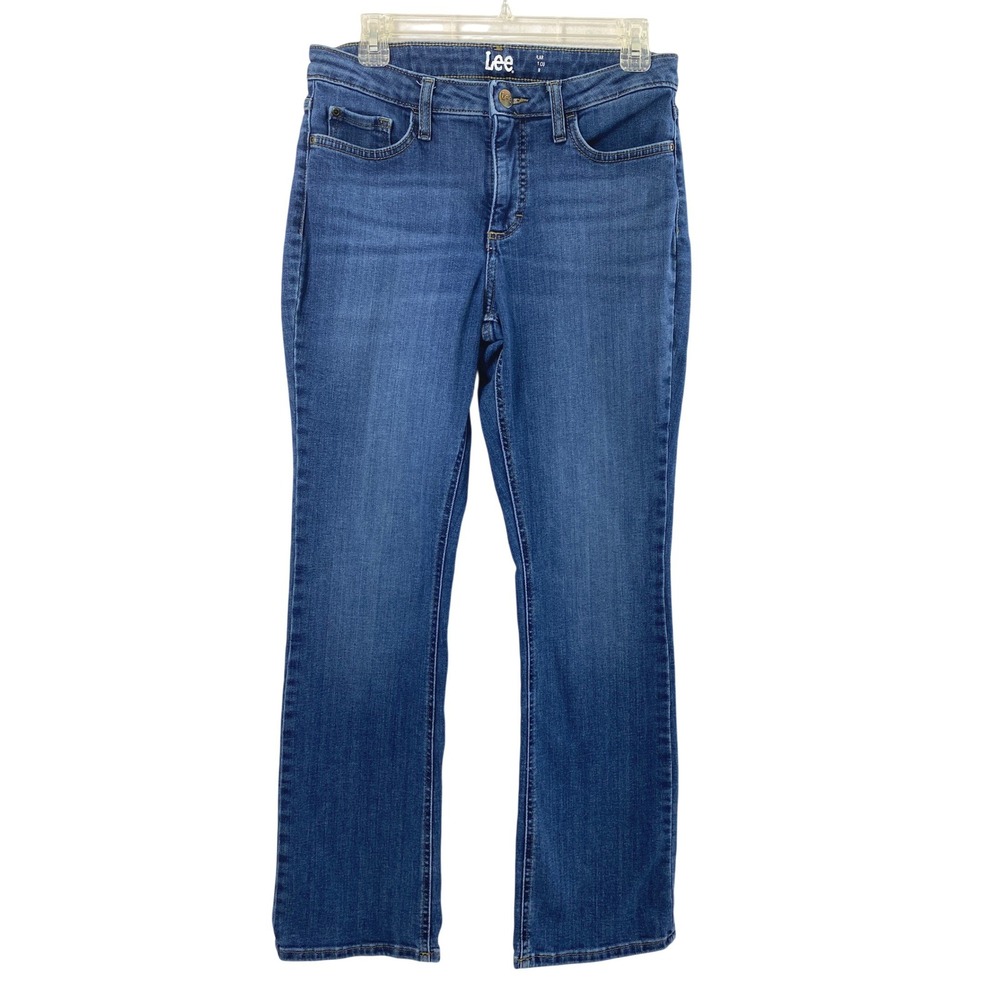 Lee Jeans Women 6M Regular Fit Bootcut Medium Wash Stretch Denim Casual Classic